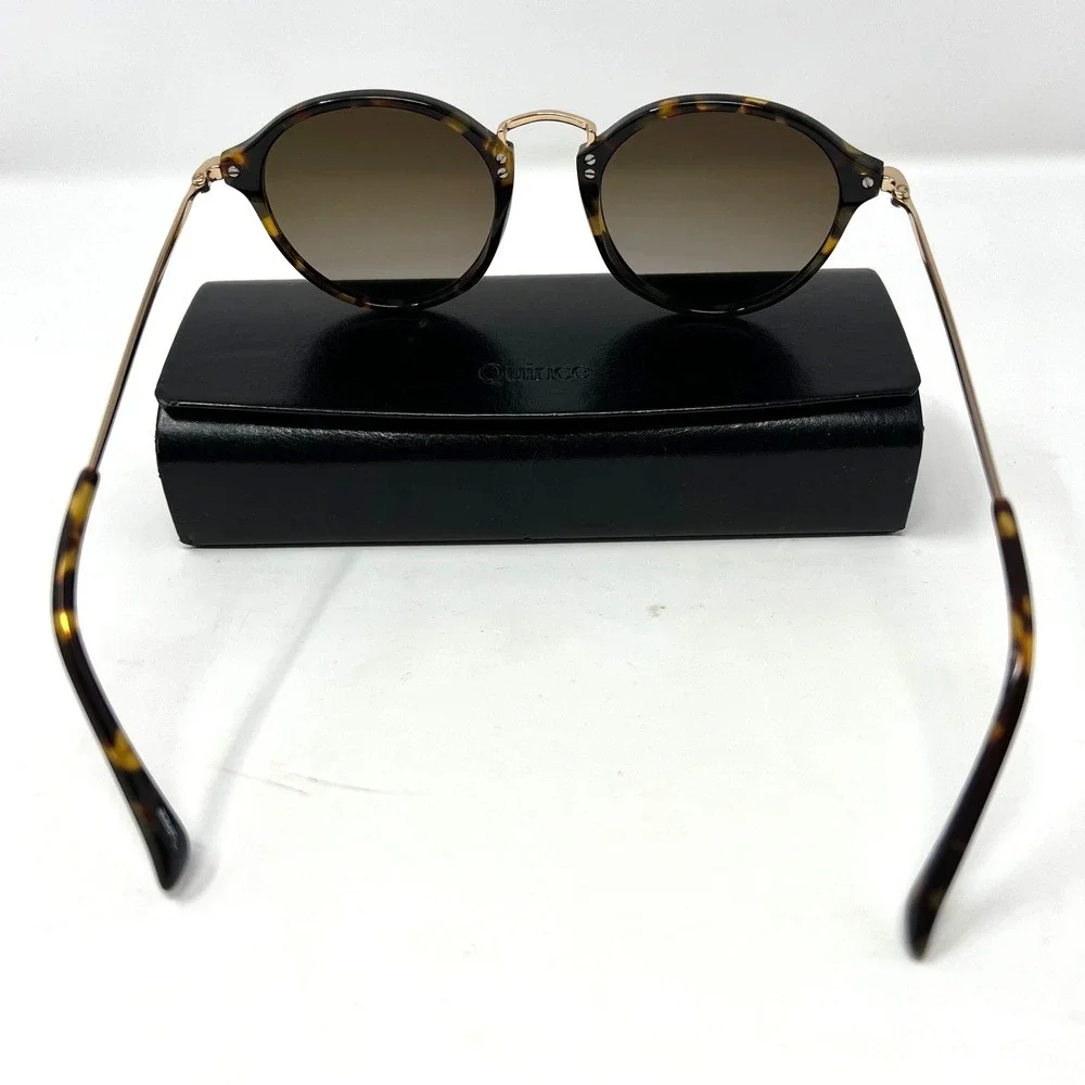 Quince Women Ryder Polarized Acetate Sunglasses Fawn Brown OS 49 20-145